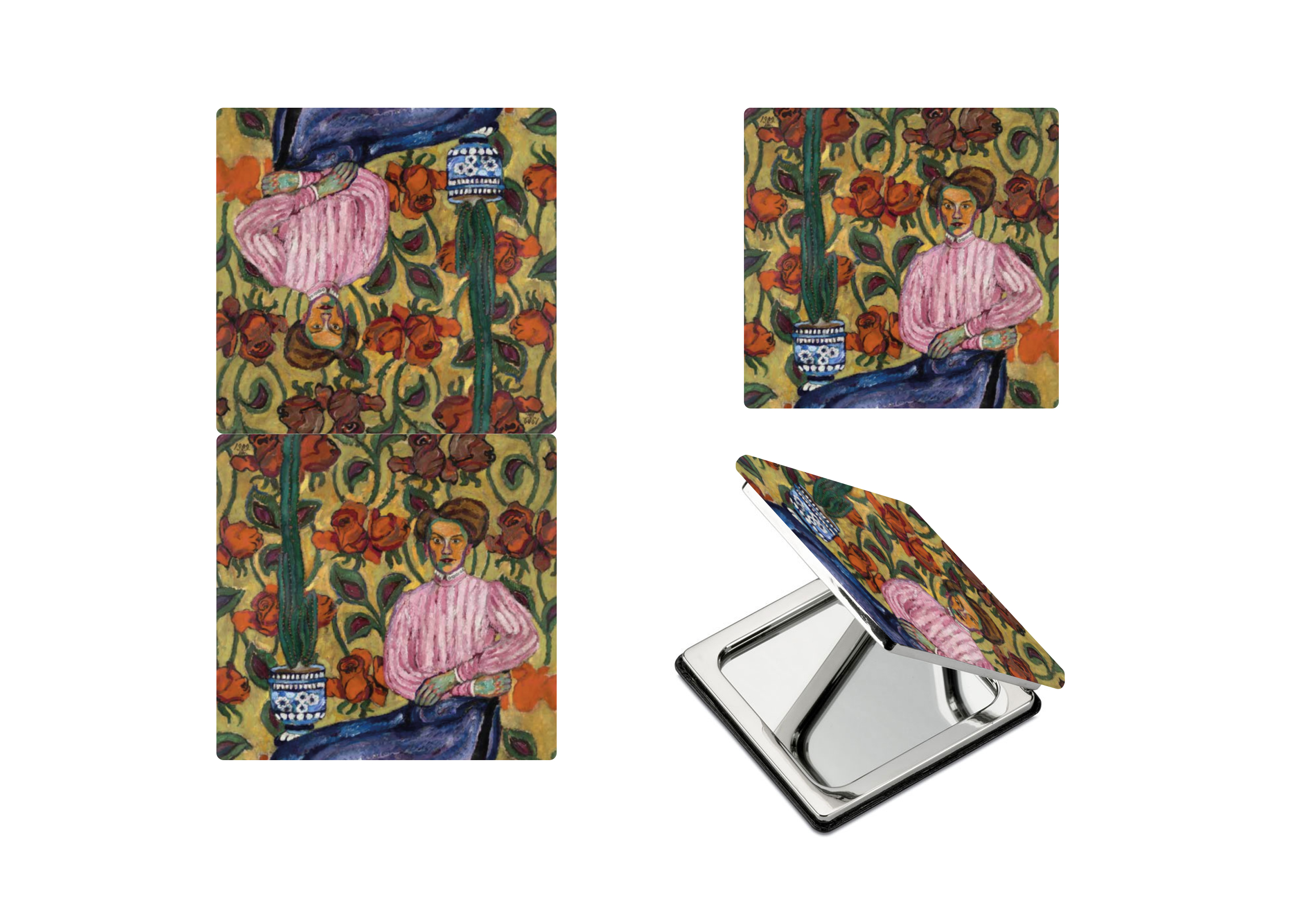 Зеркало квадратное — Вариант 2