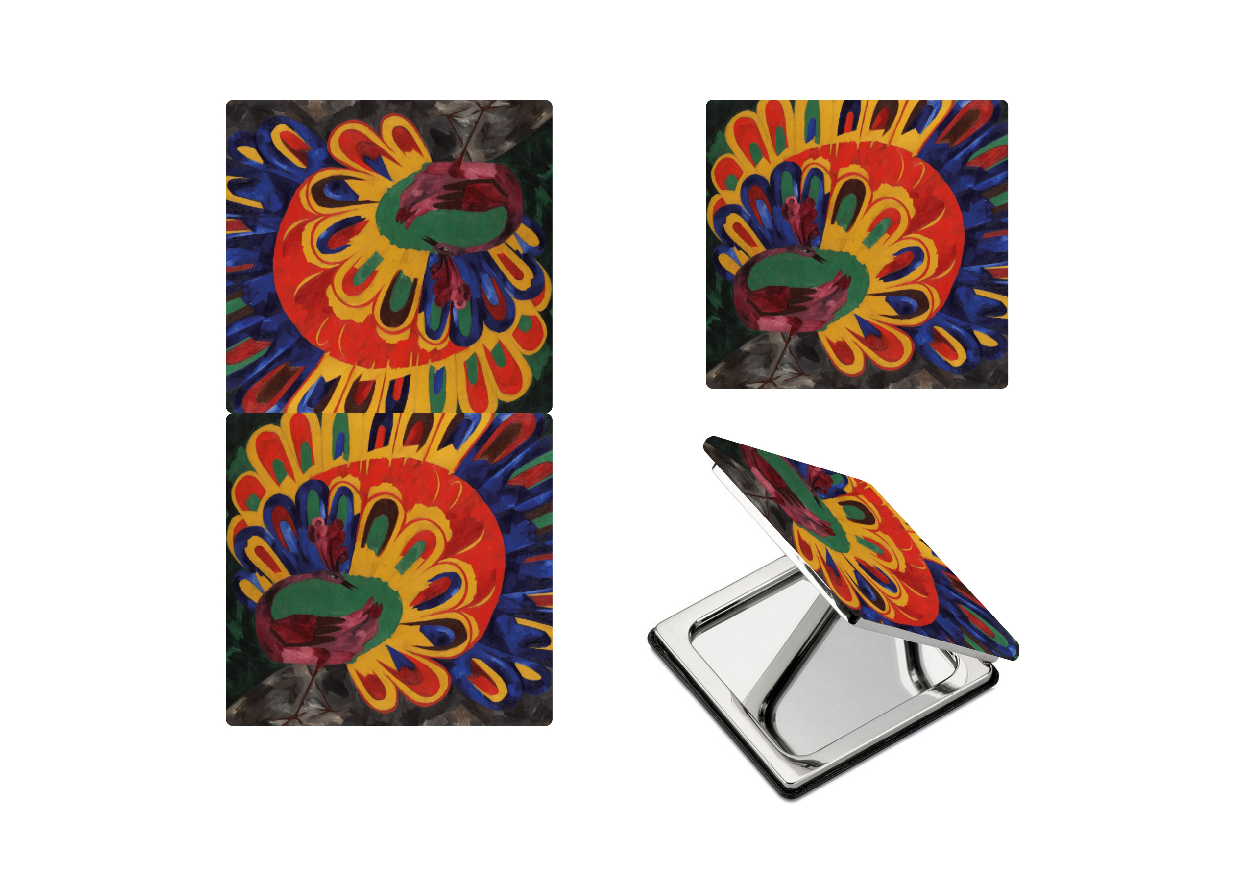 Зеркало квадратное — Вариант 3