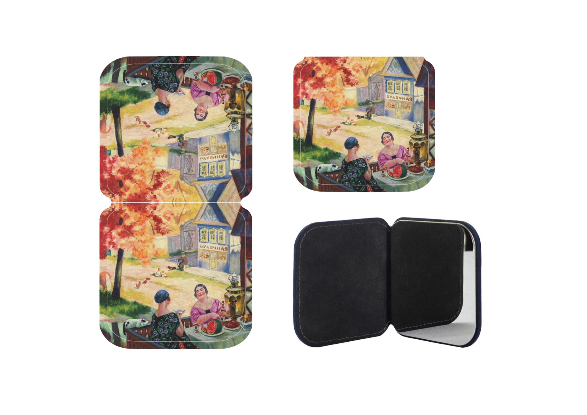 Зеркало на подставке