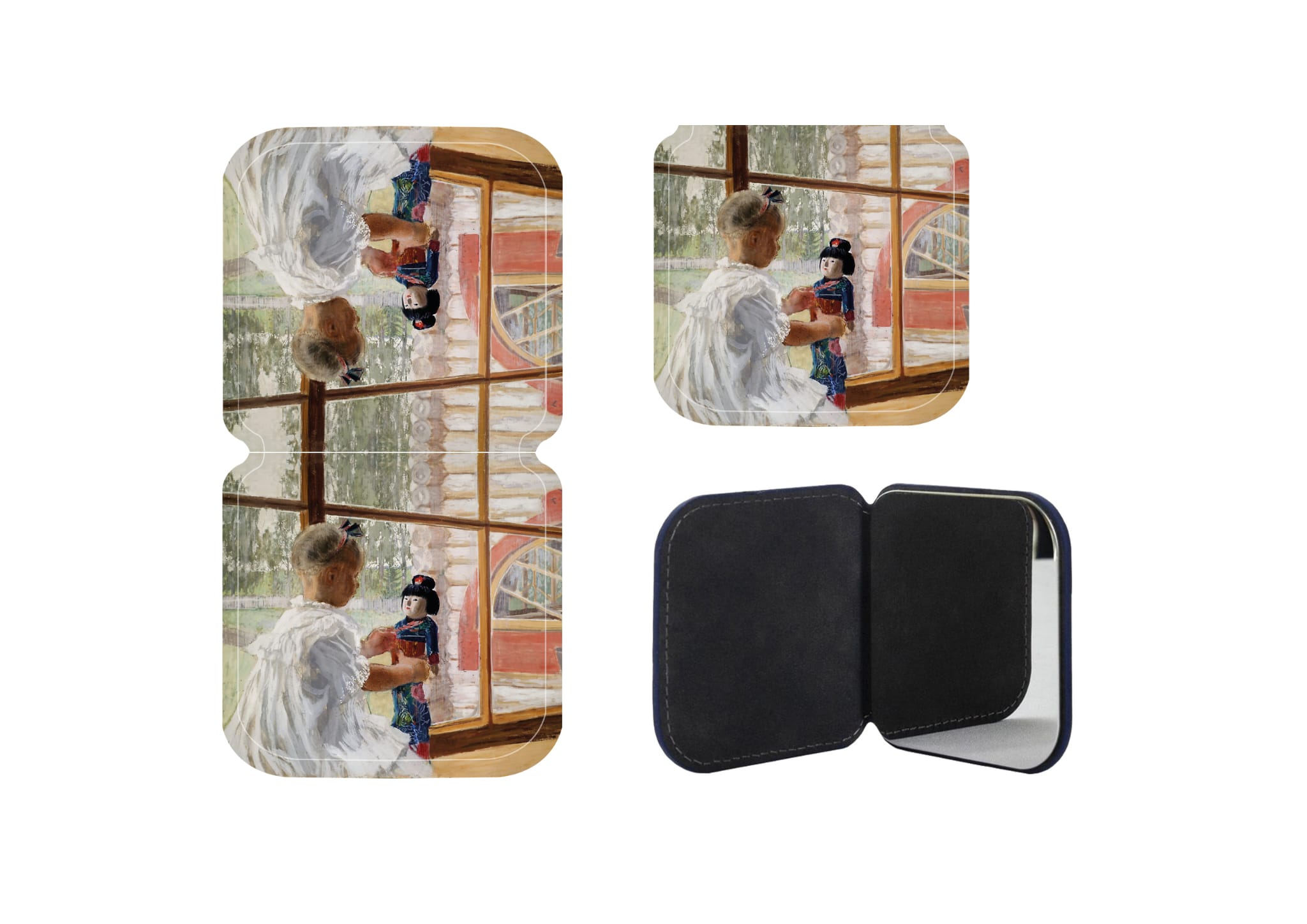 Зеркало на подставке — Вариант 3