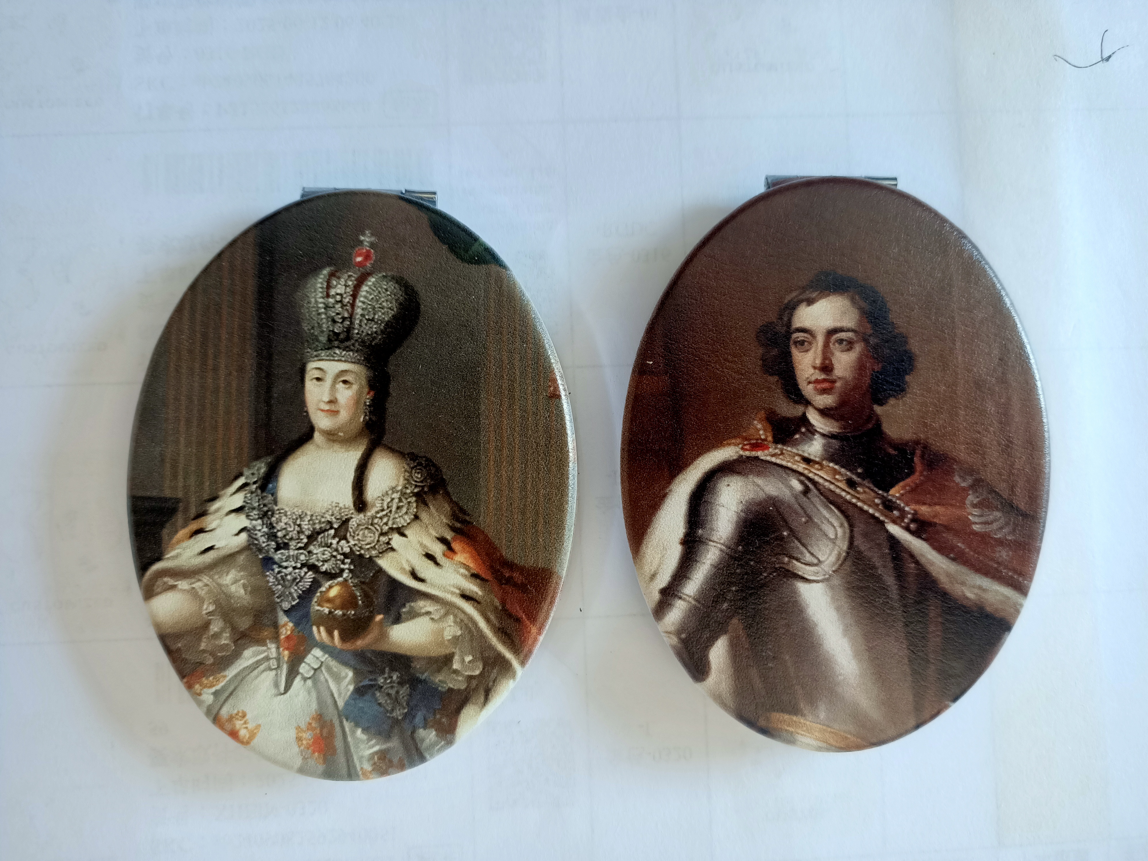 Зеркало овальное