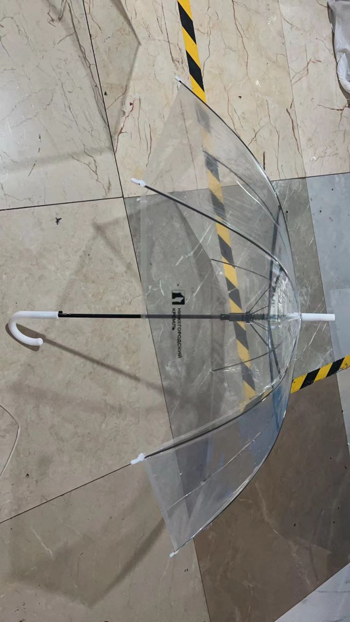 Зонт прозрачный трость