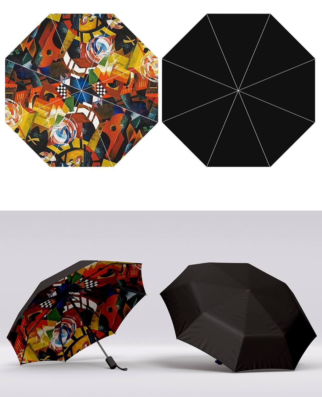 Зонт складной