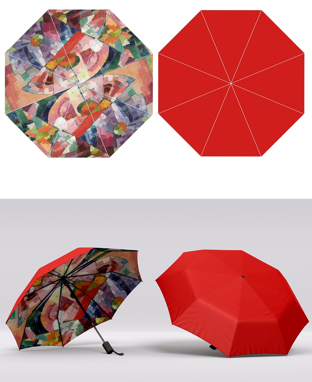Зонт складной — Вариант 3